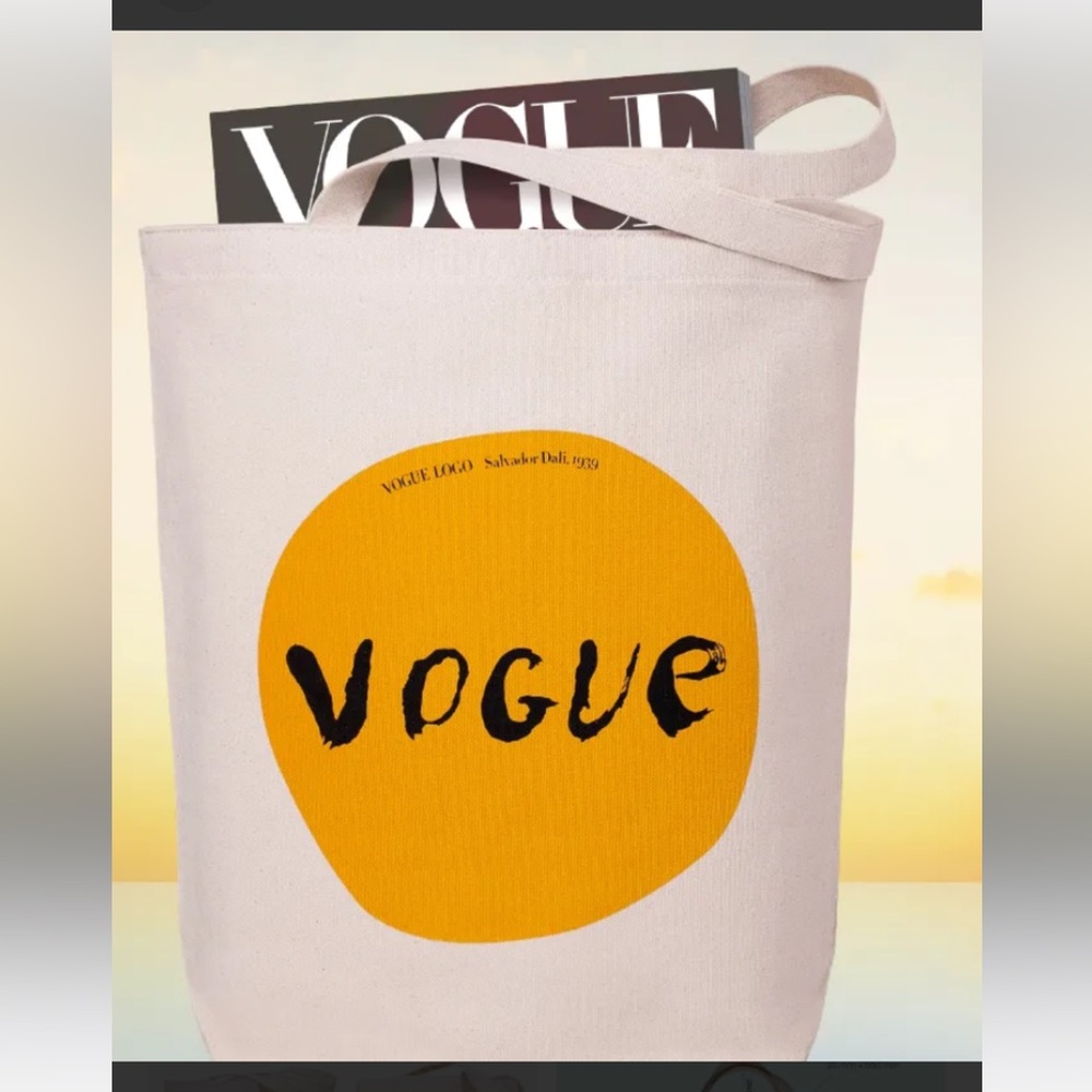 Vogue Salvador Dali 1939 tote bag